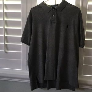 Dark grey men’s polo